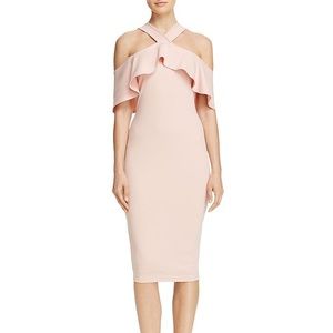 NWT Nookie Hermosa Cold-Shoulder Midi Dress Size S